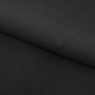 Костюмная ткань "Элис", 220 гр/м2, шир.150 см, цвет чёрный - купить в Северодвинске. Цена 308 руб.