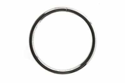 Кольцо металлическое №40 мм, цв.-никель - купить в Северодвинске. Цена: 4.49 руб.