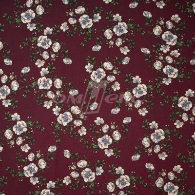 Плательная ткань "Фламенко" 3.3, 80 гр/м2, шир.150 см, принт растительный - купить в Северодвинске. Цена 317.46 руб.
