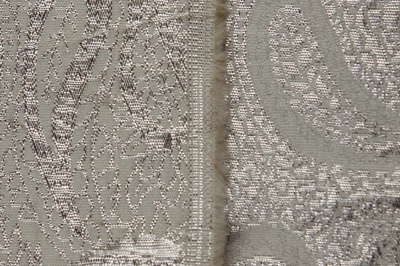 Ткань костюмная жаккард, 135 гр/м2, шир.150см, цвет белый№19 - купить в Северодвинске. Цена 441.94 руб.