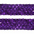 Тесьма с пайетками 12, шир. 35 мм/уп. 25+/-1 м, цвет фиолет - купить в Северодвинске. Цена: 1 308.30 руб.