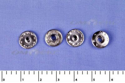Кнопки металл Ф-12,5 (1440 +/-20 шт) "альфа" никель с рисунком - купить в Северодвинске. Цена: 2 853.69 руб.