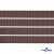 Репсовая лента 005, шир. 6 мм/уп. 50+/-1 м, цвет коричневый - купить в Северодвинске. Цена: 88.45 руб.