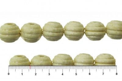 0309-Бусины деревянные "ОмТекс", 16 мм, упак.50+/-3шт, цв.035-белый - купить в Северодвинске. Цена: 62.22 руб.