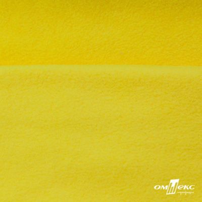Флис DTY 14-0760, 240 г/м2, шир. 150 см, цвет яркий желтый - купить в Северодвинске. Цена 640.46 руб.