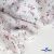 Ткань Муслин принт, 100% хлопок, 125 гр/м2, шир. 140 см, #2308 цв. 6 белый с цветком - купить в Северодвинске. Цена 413.11 руб.