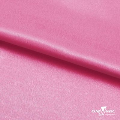 Поли креп-сатин 15-2215, 125 (+/-5) гр/м2, шир.150см, цвет розовый - купить в Северодвинске. Цена 155.57 руб.