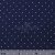 Креп стрейч Амузен, 85 г/м2, 19-3920 (т. синий)/белый мелкий горох, шир.150 см - купить в Северодвинске. Цена 220.50 руб.
