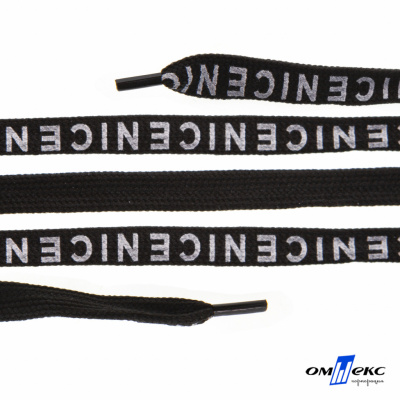 Шнурки #107-06, плоские 130 см, "СENICE" , цв.чёрный - купить в Северодвинске. Цена: 23.03 руб.