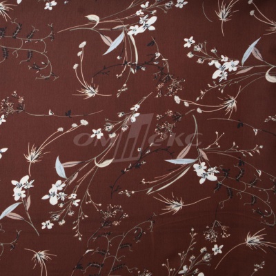 Плательная ткань "Фламенко" 2.2, 80 гр/м2, шир.150 см, принт растительный - купить в Северодвинске. Цена 239.03 руб.