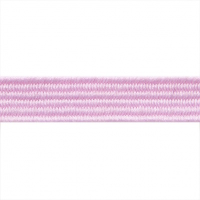 Резиновые нити с текстильным покрытием, шир. 6 мм ( упак.30 м/уп), цв.- 80-розовый - купить в Северодвинске. Цена: 155.22 руб.