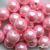 0404-00108-Бусины пластиковые под жемчуг "ОмТекс", 16 мм, (уп.50гр=24+/-1шт) цв.101-св.розовый - купить в Северодвинске. Цена: 44.18 руб.
