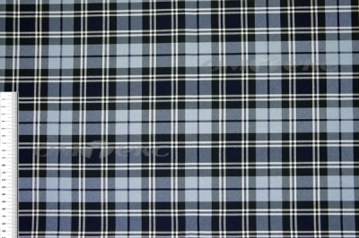 Ткань костюмная клетка Т7274 2004, 220 гр/м2, шир.150см, цвет т.синий/гол/бел - купить в Северодвинске. Цена 