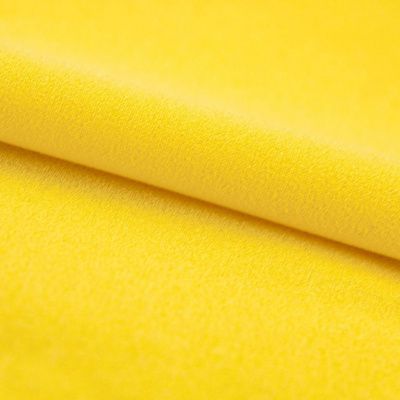 Креп стрейч Амузен 12-0752, 85 гр/м2, шир.150см, цвет жёлтый - купить в Северодвинске. Цена 194.07 руб.
