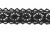 Тесьма кружевная 0621-1567, шир. 15 мм/уп. 20+/-1 м, цвет 080-чёрный - купить в Северодвинске. Цена: 471.74 руб.