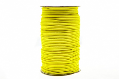 0370-1301-Шнур эластичный 3 мм, (уп.100+/-1м), цв.110 - желтый - купить в Северодвинске. Цена: 459.62 руб.