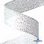 Лента металлизированная "ОмТекс", 25 мм/уп.22,8+/-0,5м, цв.- серебро - купить в Северодвинске. Цена: 96.64 руб.