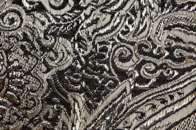 Ткань костюмная жаккард №11, 140 гр/м2, шир.150см, цвет тем.серебро - купить в Северодвинске. Цена 383.29 руб.