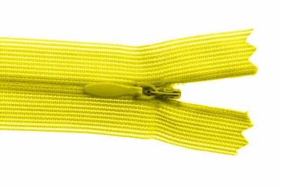 Молния потайная Т3 131, 20 см, капрон, цвет жёлтый - купить в Северодвинске. Цена: 5.12 руб.