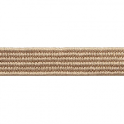 Резиновые нити с текстильным покрытием, шир. 6 мм ( упак.30 м/уп), цв.- 97-бежевый - купить в Северодвинске. Цена: 152.05 руб.