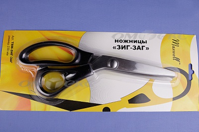 Ножницы ЗИГ-ЗАГ "MAXWELL" 230 мм - купить в Северодвинске. Цена: 1 041.25 руб.