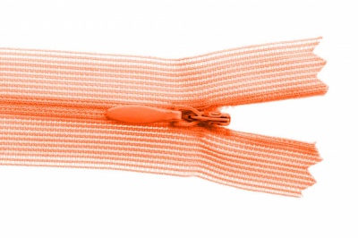 Молния потайная Т3 849, 50 см, капрон, цвет оранжевый - купить в Северодвинске. Цена: 8.87 руб.