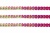 Пайетки "ОмТекс" на нитях, CREAM, 6 мм С / упак.73+/-1м, цв. 89 - розовый - купить в Северодвинске. Цена: 468.37 руб.
