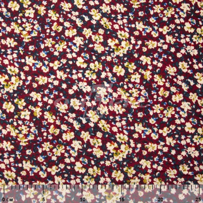 Плательная ткань "Софи" 5.1, 75 гр/м2, шир.150 см, принт растительный - купить в Северодвинске. Цена 243.96 руб.