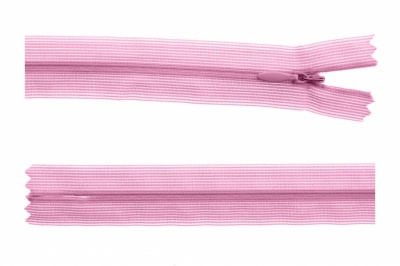 Молния потайная Т3 513, 60 см, капрон, цвет св.розовый - купить в Северодвинске. Цена: 10.13 руб.