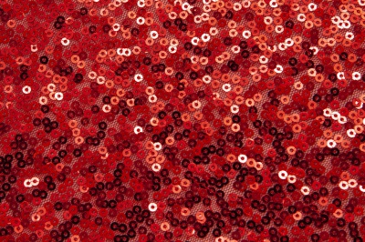 Сетка с пайетками №18, 188 гр/м2, шир.130см, цвет красный - купить в Северодвинске. Цена 371 руб.