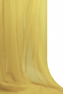 Портьерный капрон 12-0826, 47 гр/м2, шир.300см, цвет св.жёлтый - купить в Северодвинске. Цена 137.27 руб.