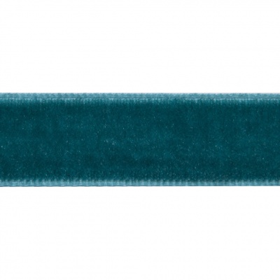 Лента бархатная нейлон, шир.12 мм, (упак. 45,7м), цв.65-изумруд - купить в Северодвинске. Цена: 392 руб.