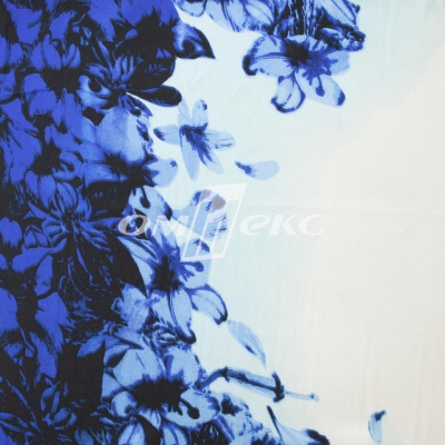 Плательная ткань "Фламенко" 19.1, 80 гр/м2, шир.150 см, принт растительный - купить в Северодвинске. Цена 241.49 руб.