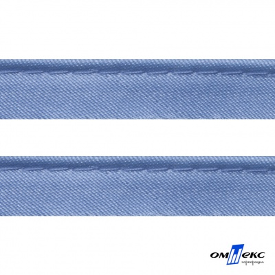 Кант атласный 126, шир. 12 мм (в упак. 65,8 м), цвет голубой - купить в Северодвинске. Цена: 237.16 руб.