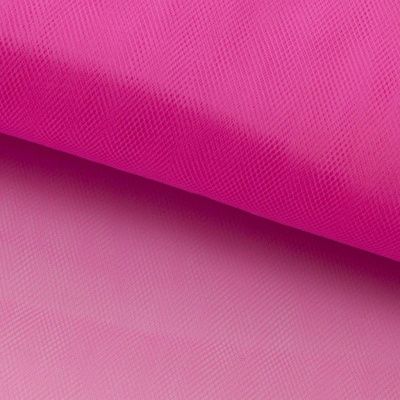Фатин матовый 16-31, 12 гр/м2, шир.300см, цвет барби розовый - купить в Северодвинске. Цена 100.92 руб.
