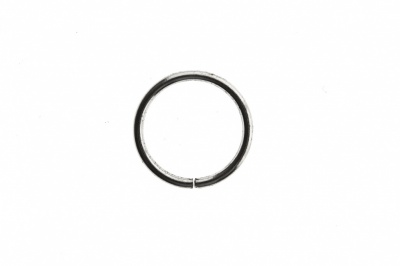 Кольцо металлическое d-15 мм, цв.-никель - купить в Северодвинске. Цена: 2.45 руб.