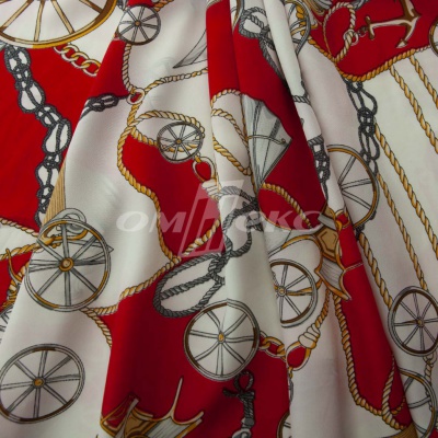 Плательная ткань "Фламенко" 13.1, 80 гр/м2, шир.150 см, принт этнический - купить в Северодвинске. Цена 241.49 руб.