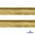 Кант атласный 136, шир. 12 мм (в упак. 65,8 м), цвет золото - купить в Северодвинске. Цена: 433.08 руб.