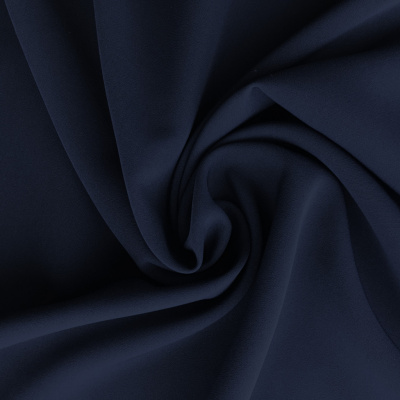 Костюмная ткань "Элис", 220 гр/м2, шир.150 см, цвет т.синий - купить в Северодвинске. Цена 308 руб.