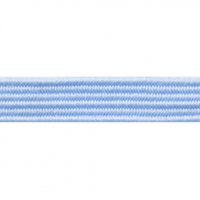 Резиновые нити с текстильным покрытием, шир. 6 мм ( упак.30 м/уп), цв.- 108-голубой - купить в Северодвинске. Цена: 155.22 руб.