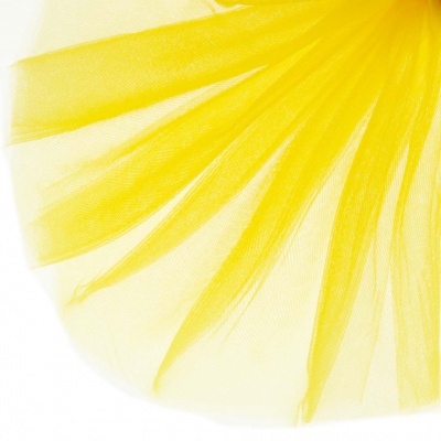 Фатин блестящий 16-70, 12 гр/м2, шир.300см, цвет жёлтый - купить в Северодвинске. Цена 110.84 руб.