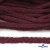 Шнур плетеный d-6 мм круглый, 70% хлопок 30% полиэстер, уп.90+/-1 м, цв.1070-бордовый - купить в Северодвинске. Цена: 588 руб.